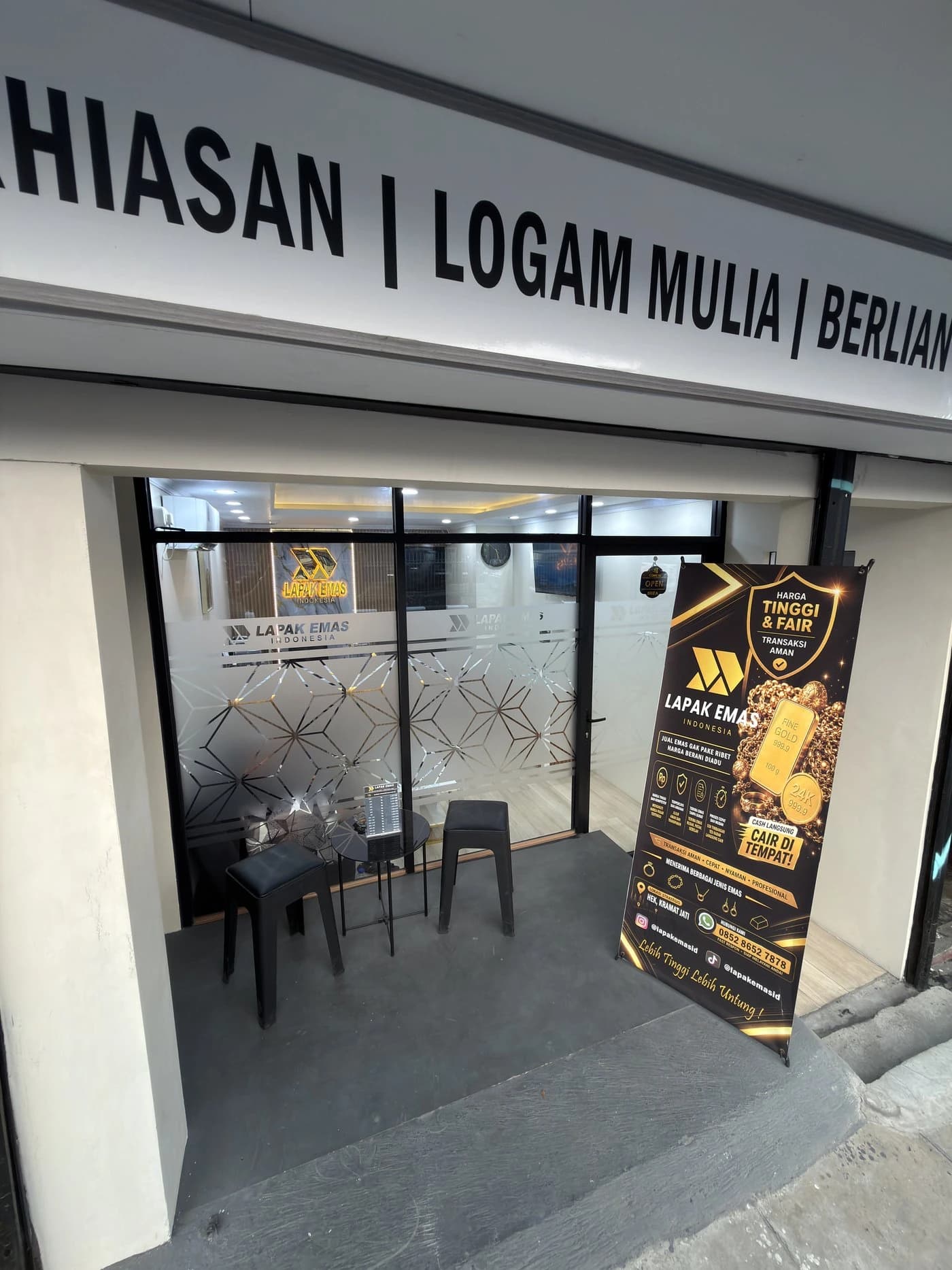 Tampak depan Lapak Emas Indonesia